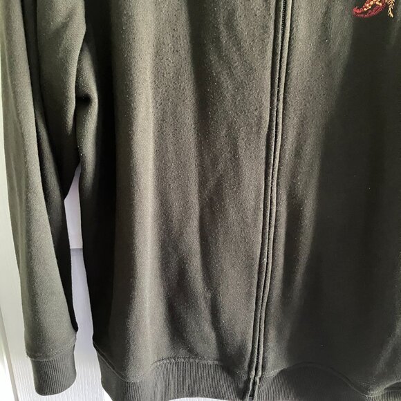 Christopher & Banks Year 2006 Womens Jacket Floral Embroidered Brown Size 2XL. - Picture 3 of 16